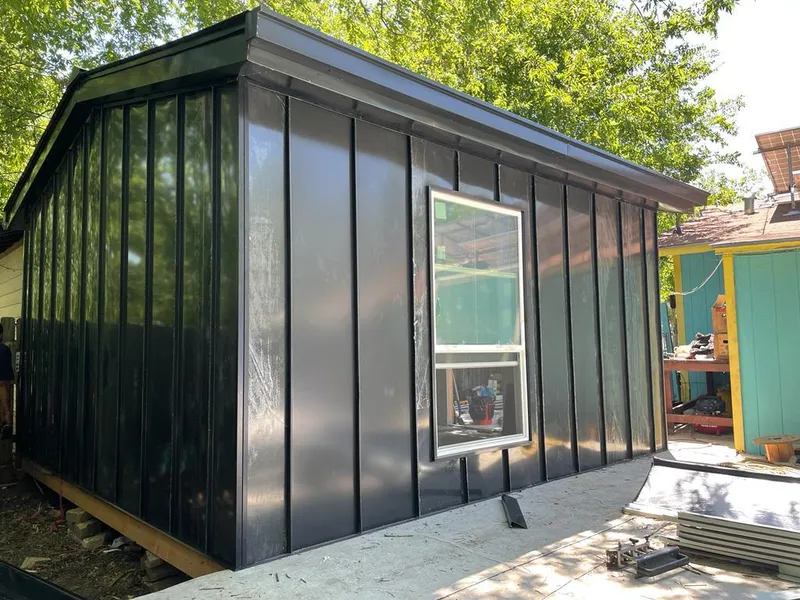 Black standing seam metal wall panels for Roof Inspection in Indian Trail