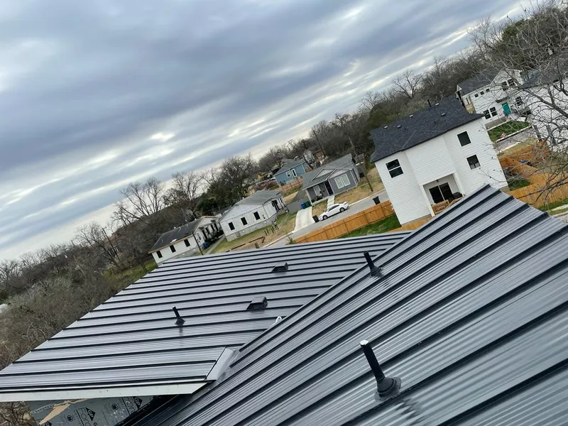 Standing seam metal roof panels with vents for Skylight Repair in Indian Trail